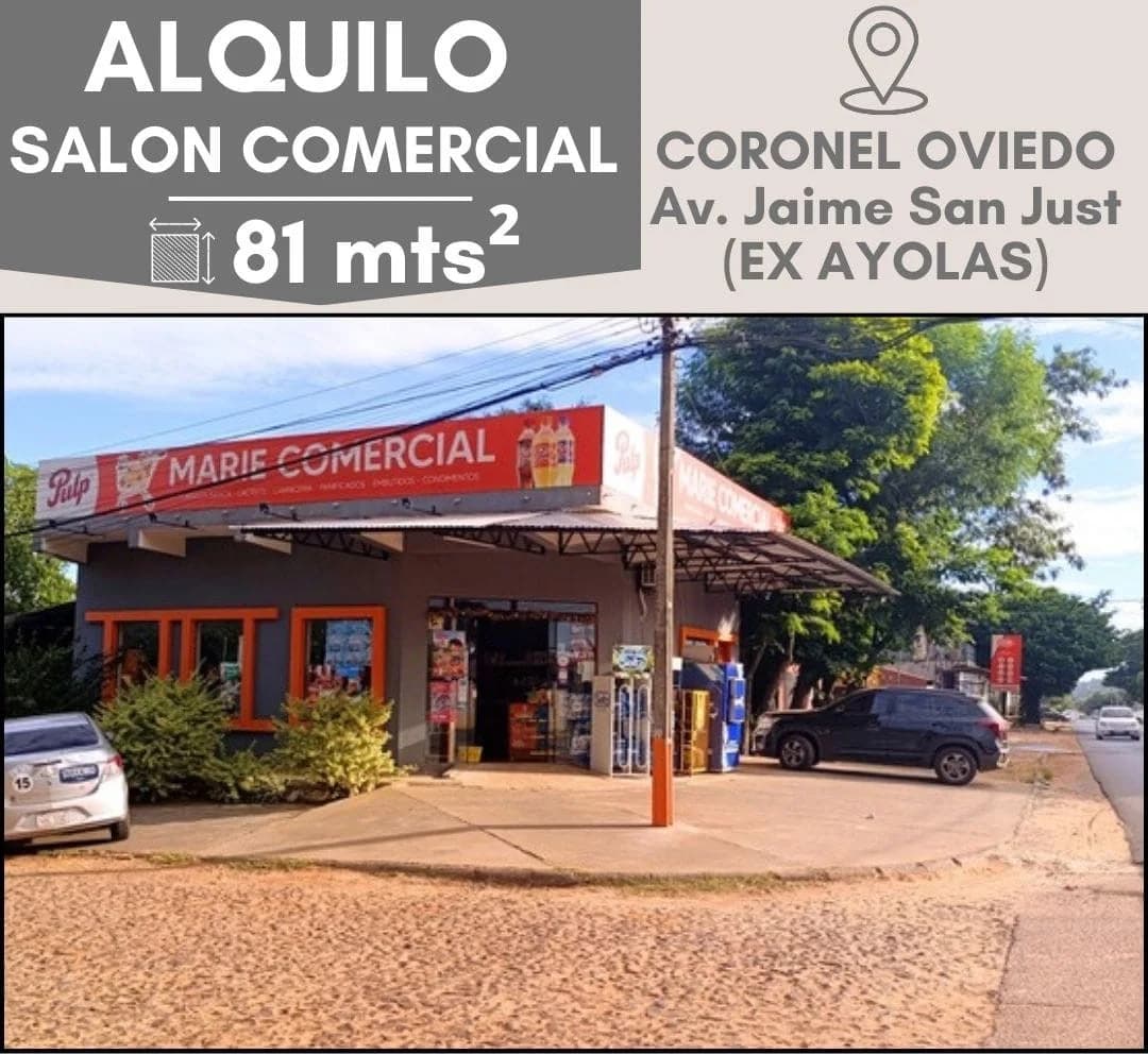 Local comercial en zona céntrica de Coronel Oviedo